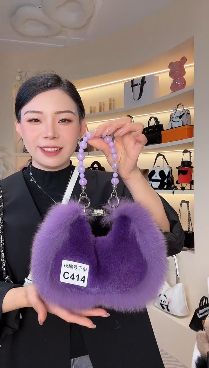 水貂毛【闪购商品】女包C414