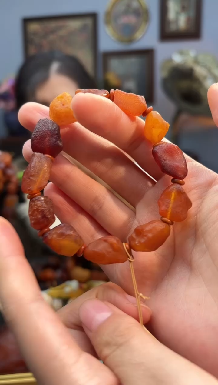 手串琥珀未镶嵌手串