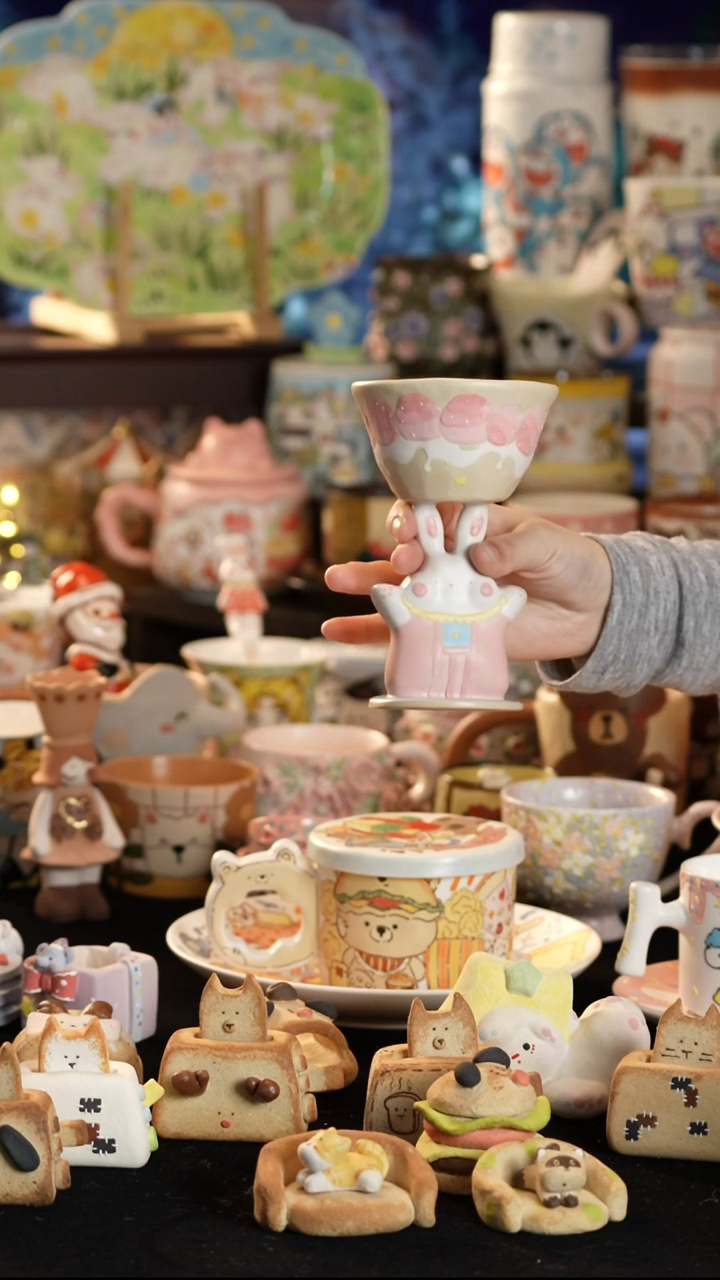 其他陶景德镇釉下彩手绘设计师款陶瓷微瑕no退no换