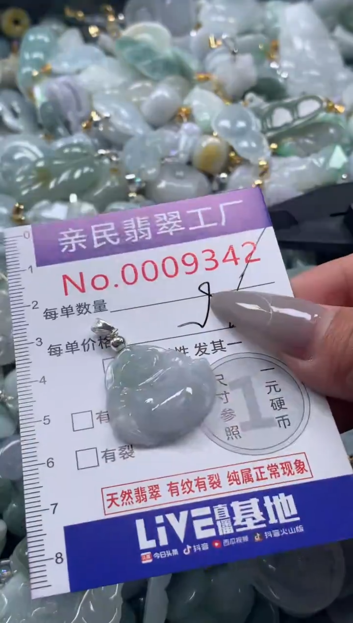 颈饰未镶嵌翡翠9342