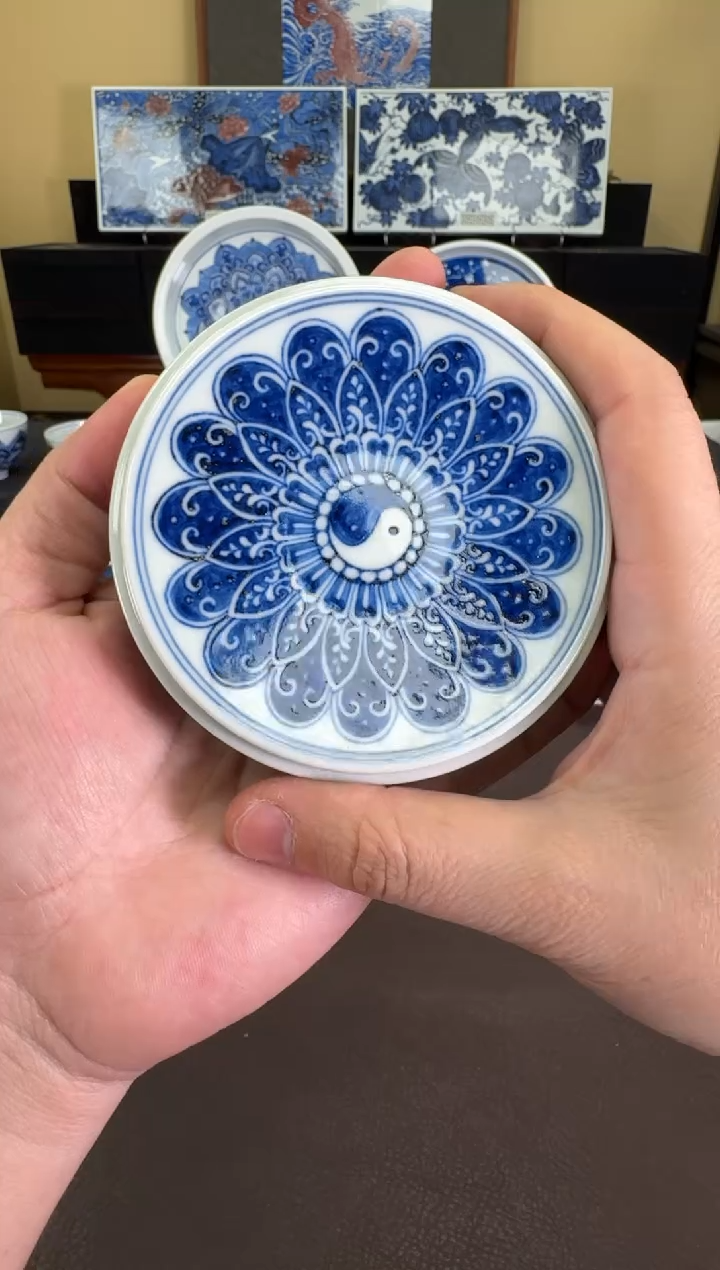 【闪购商品】羿器窑万象花盖置