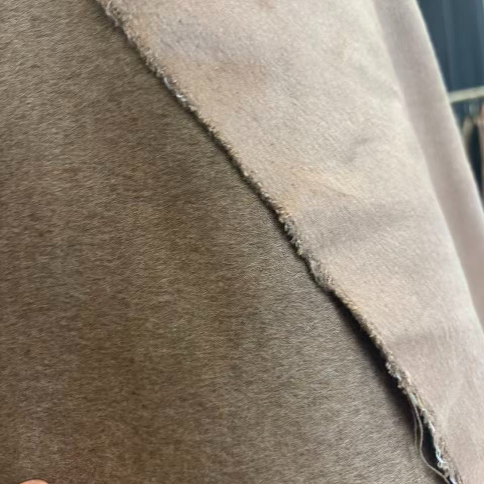 （喜物&双面桑蚕丝+羊毛-咖色） 49/高品质面料