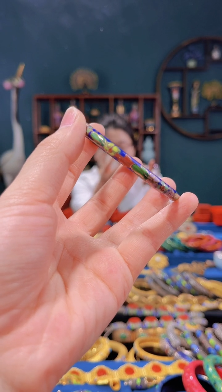 【闪购商品】非遗景泰蓝手镯宝蓝57