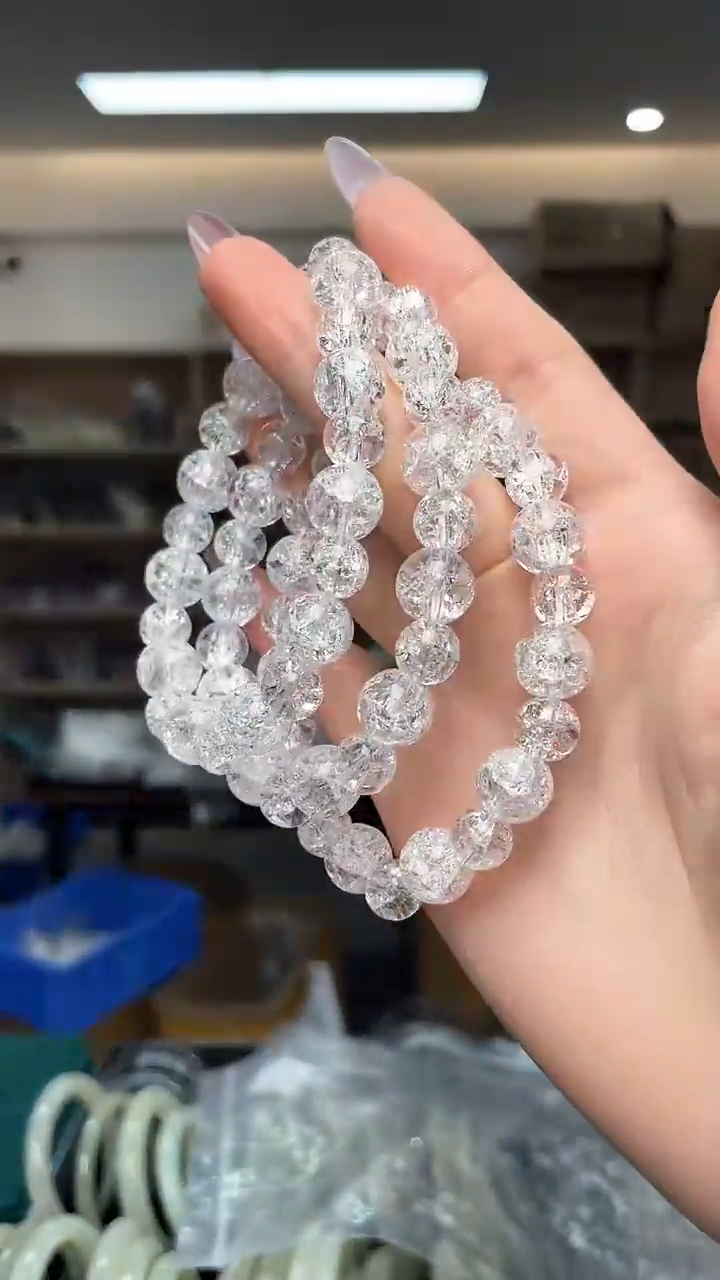 水晶手链未镶嵌（多样性单个发货）