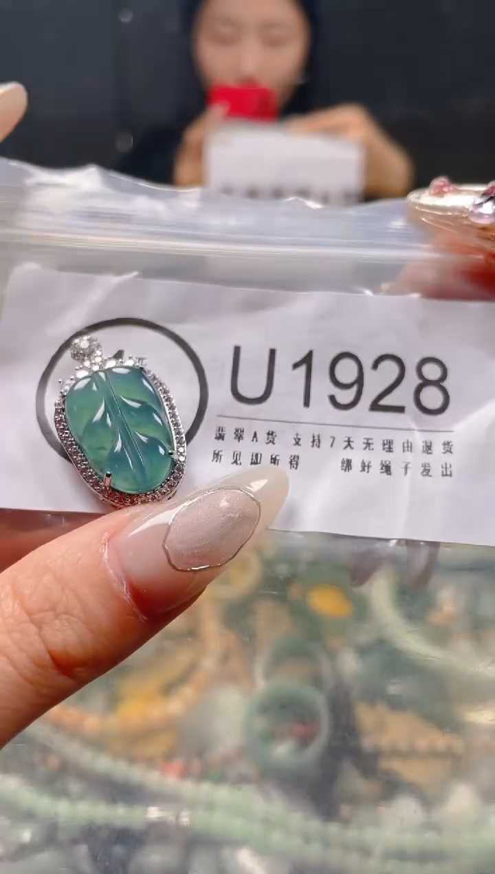 【闪购商品】翡翠颈饰未镶嵌/U/翡翠A货一图一物