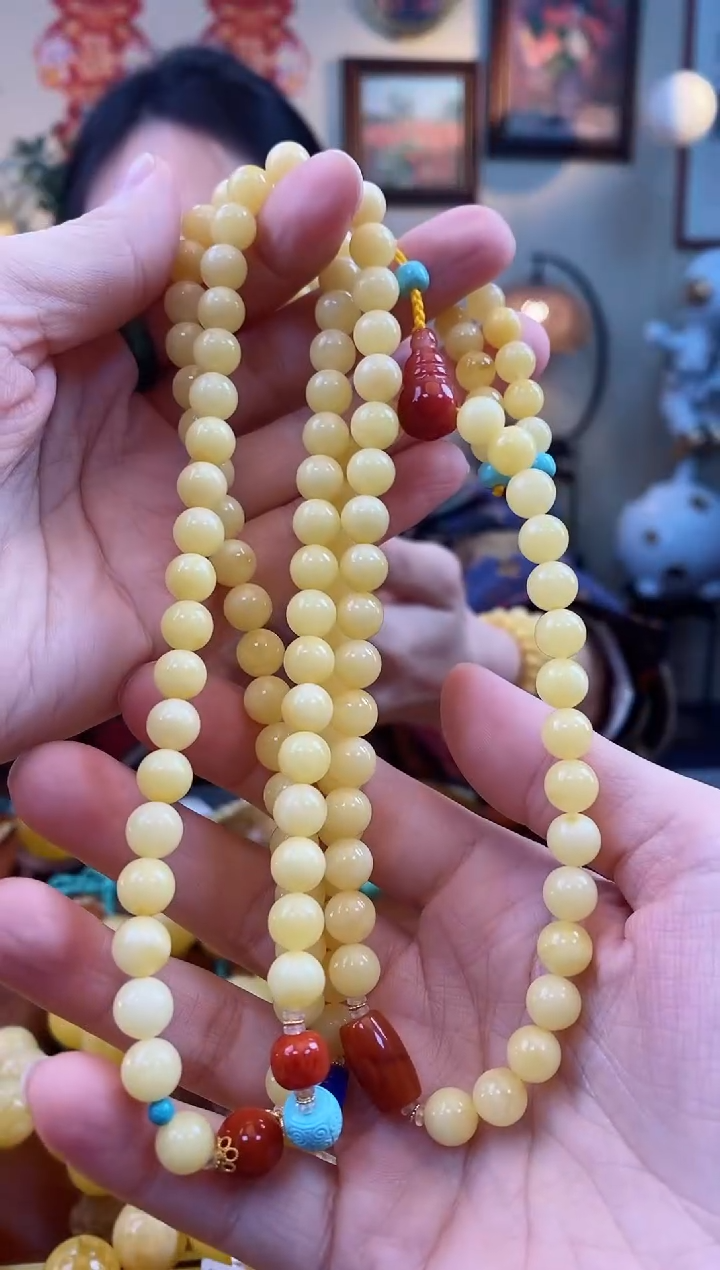 【闪购商品】琥珀手串未镶嵌手串多圈