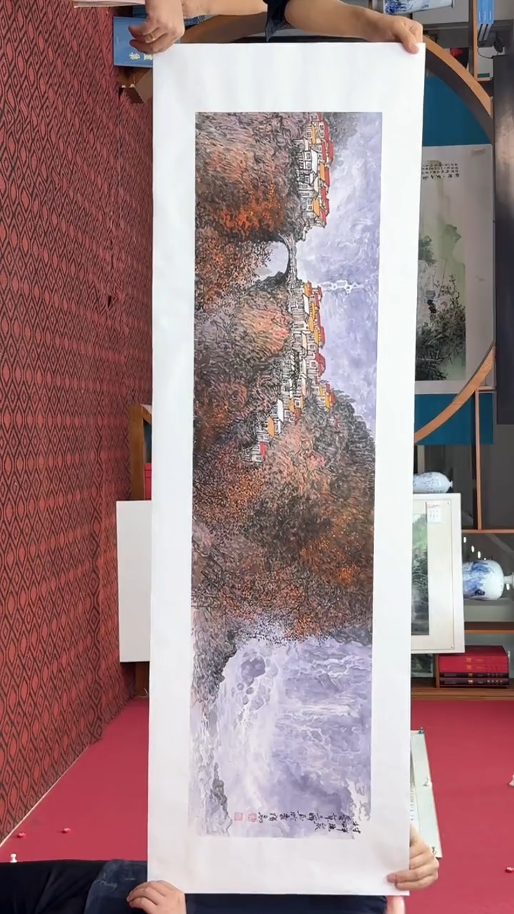 国画国画绘画山水花鸟