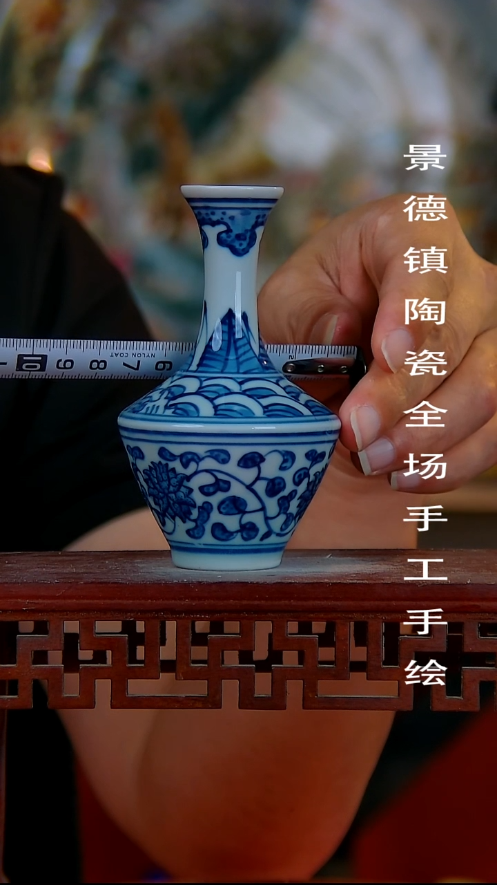 摆件手景德镇陶瓷 全场手工绘