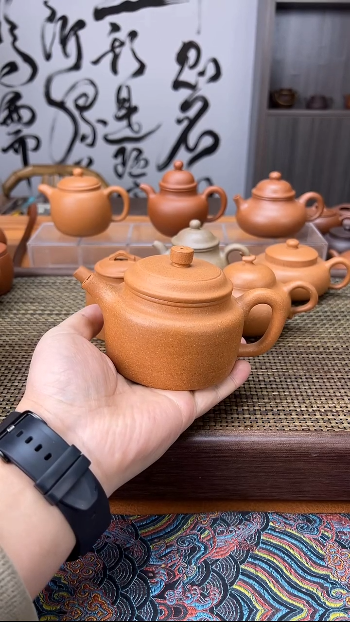 茶壶紫砂再**源宜兴紫砂壶260CC