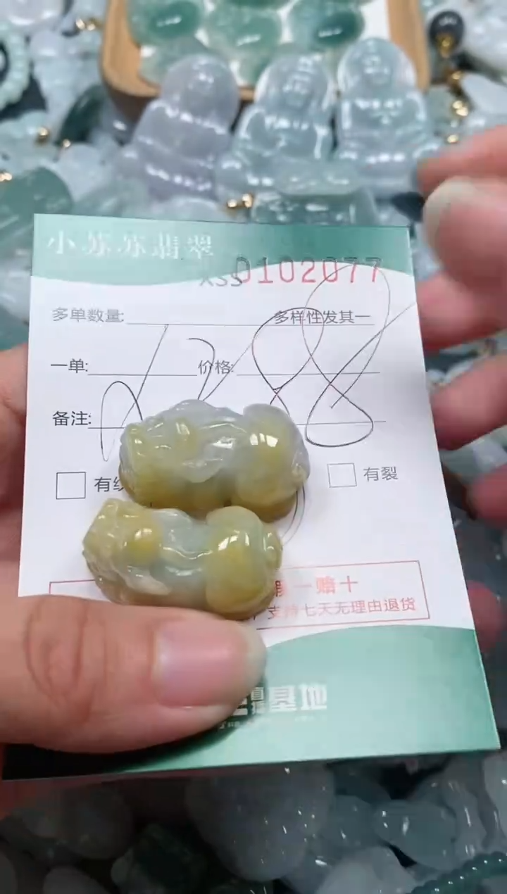 【闪购商品】翡翠颈饰未镶嵌闪购商品0102077