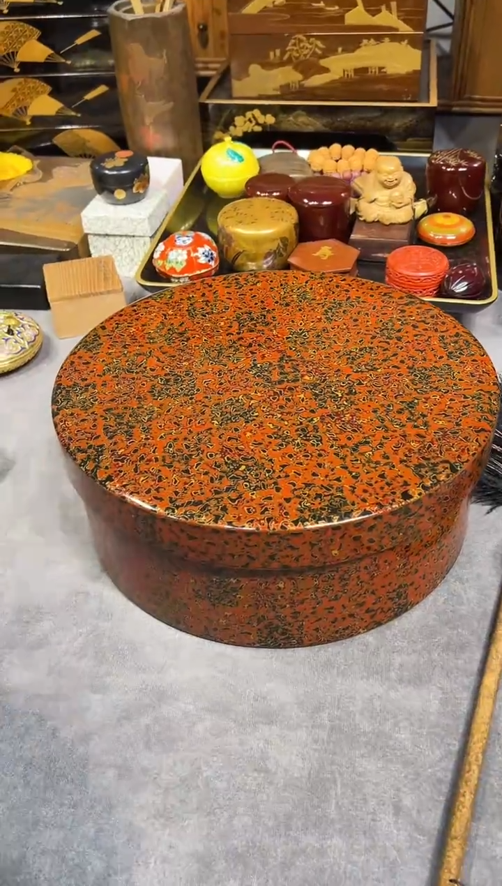 菠萝漆 大茶仓 大漆漆器大漆漆器