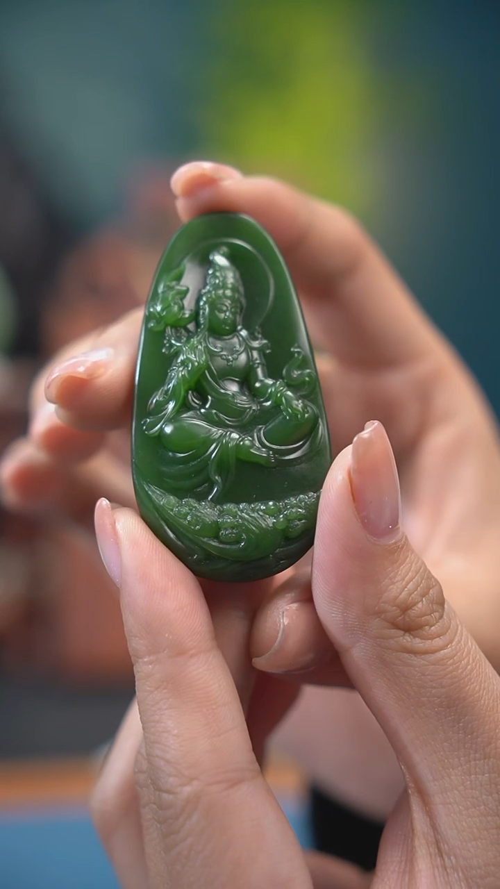 【闪购商品】和田玉吊坠(不含链)未镶嵌观音