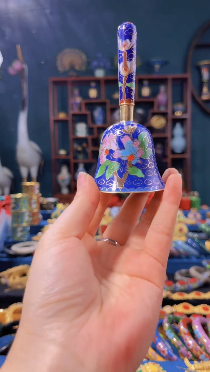【闪购商品】非遗绝技 景泰蓝铃铛 蓝
