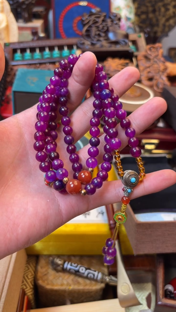 未镶嵌苏纪石（舒俱来）颈饰--------------108