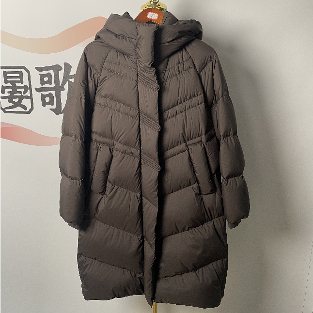 鸭绒羽绒服长款F3287