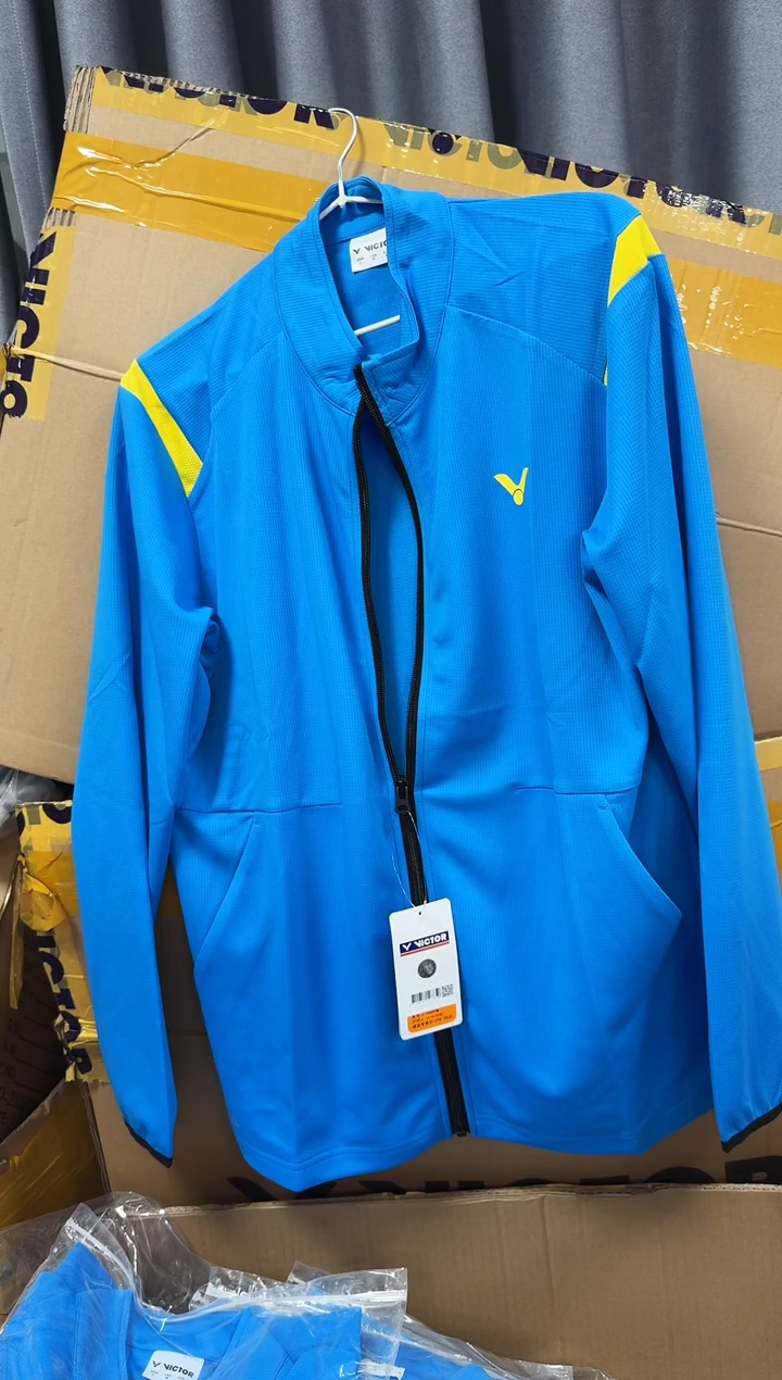 微瑕正品球拍球服球包   19   蓝色外套XL