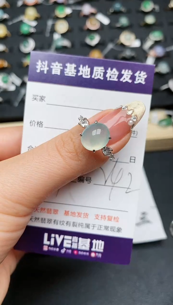 【闪购商品】翡翠戒指银S925镶嵌.............