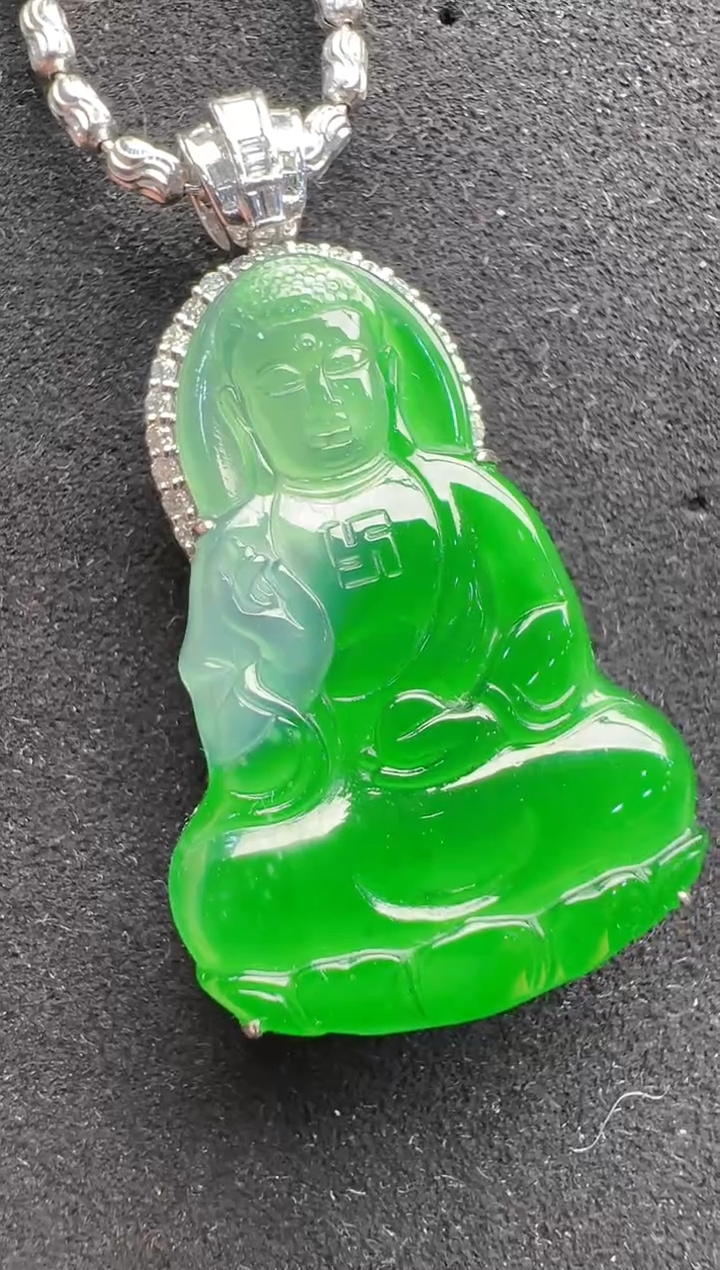 【闪购商品】翡翠吊坠(不含链)18K金镶嵌多样性团购发一件