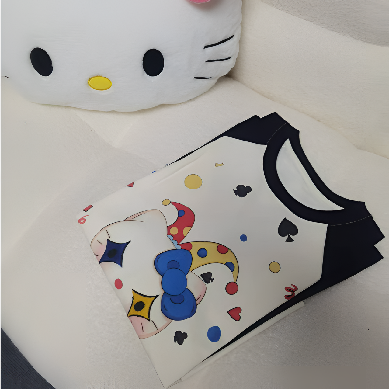 BLX--1289（深圳出品）新款小众设计款kitty印花上衣