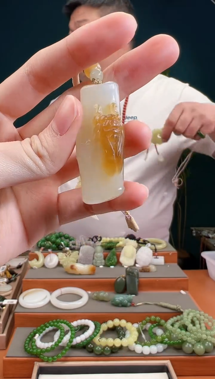 颈饰未镶嵌和田玉多样性发货 拍一单发一个