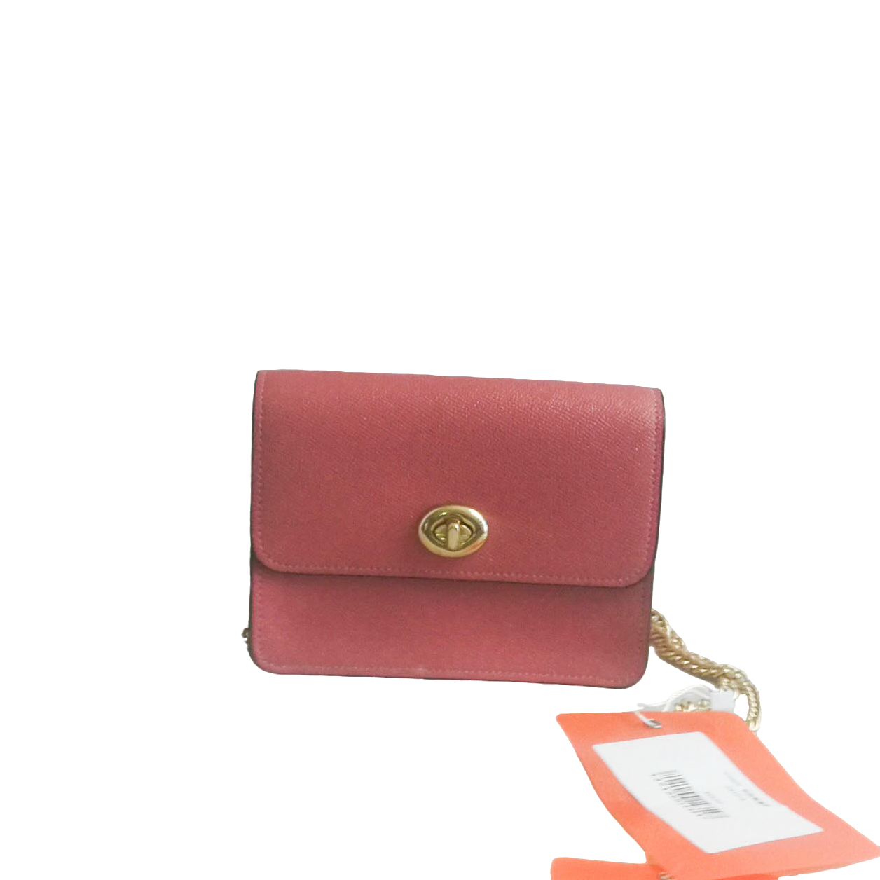 95新  coach 粉色单肩包 041016