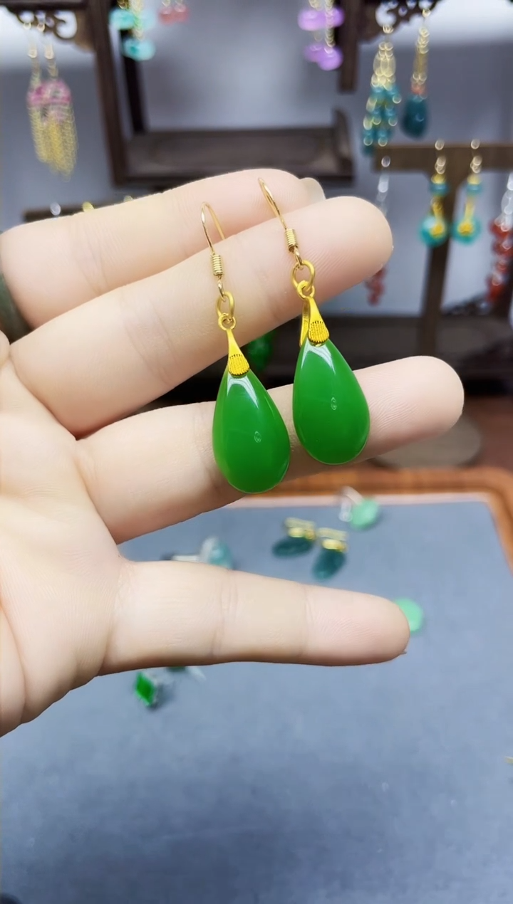 未镶嵌和田玉耳饰002000