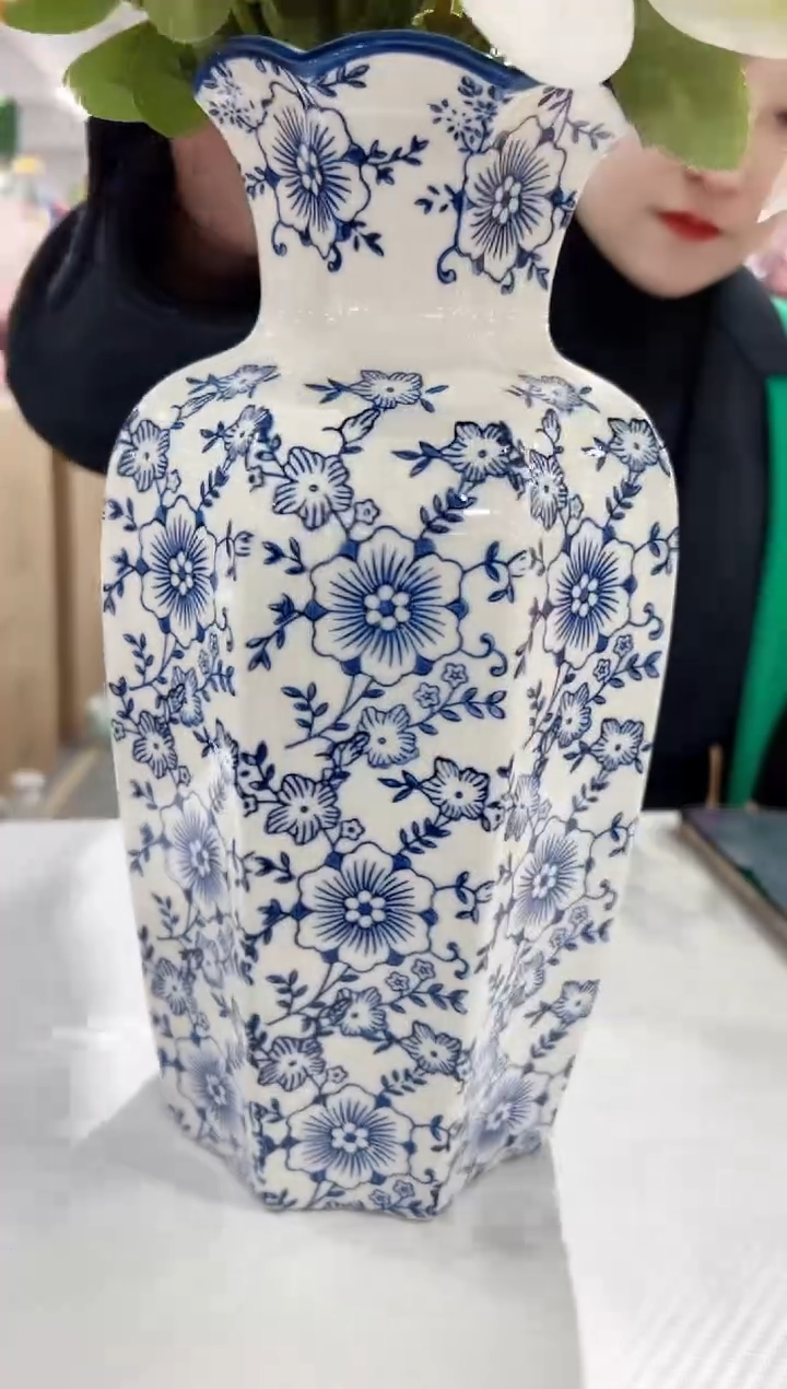 【闪购商品】玻璃ZZ-花伴你清青花