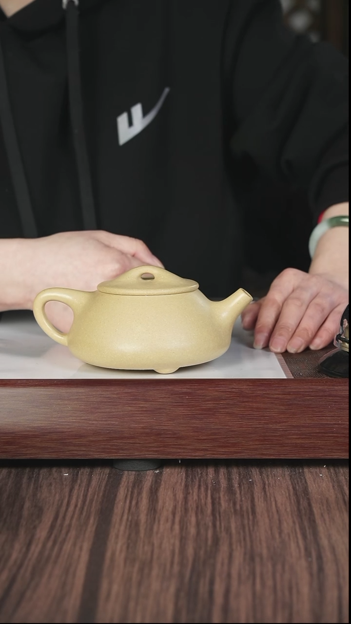 【闪购商品】紫砂茶壶新品 本绿 景舟石瓢