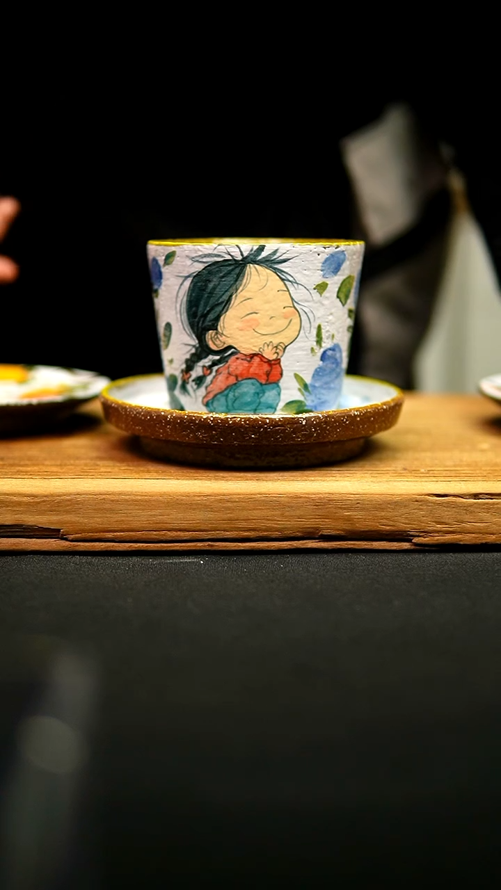 @@陶园瓷舍@@纯手工手绘@高温釉下彩