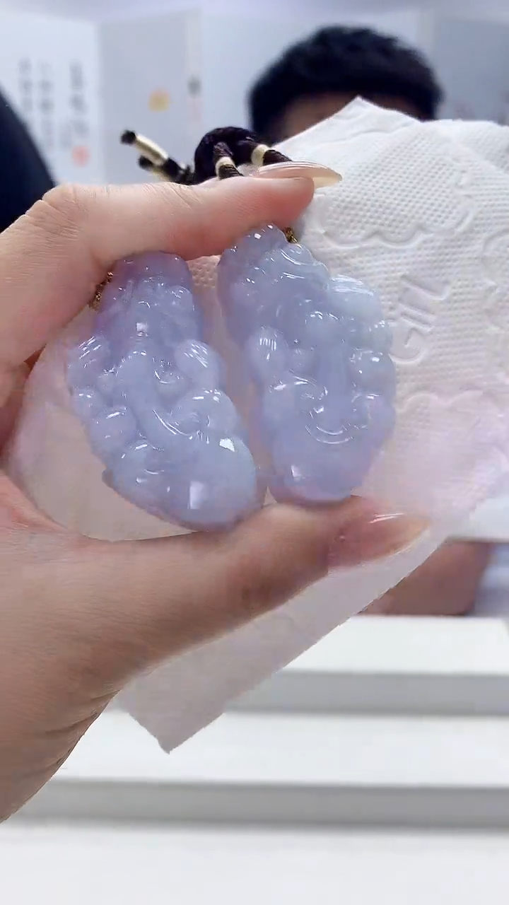 未镶嵌定制翡翠5028lr-毛货挂件75