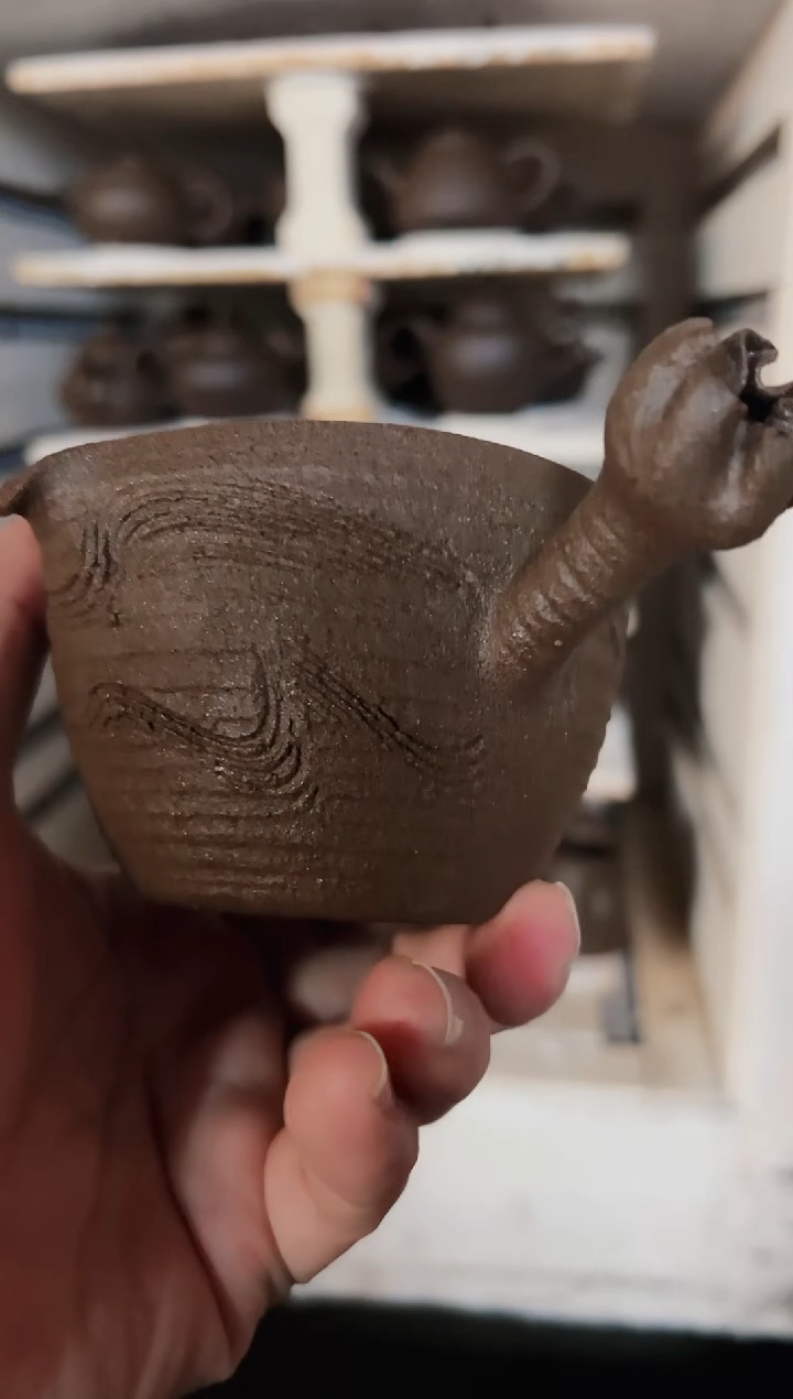 【闪购商品】冰碛岩陶制手工壶