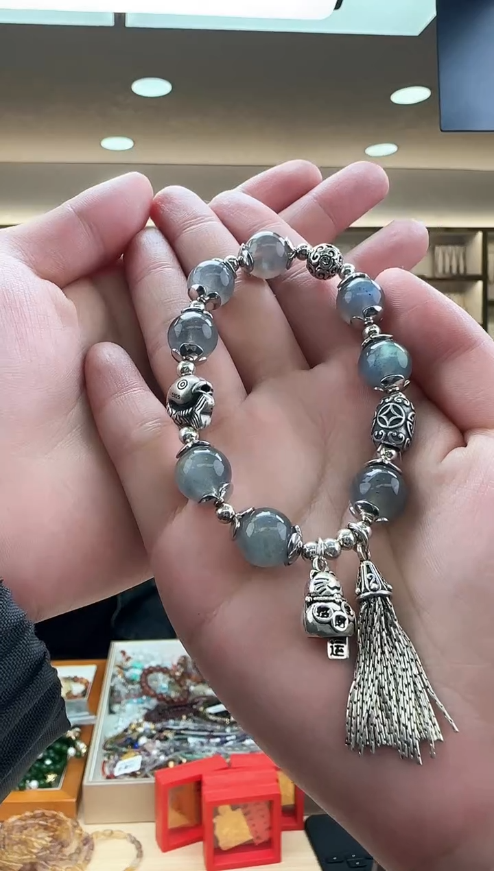 【闪购商品】月光石手串库存有限售完即止银S925镶嵌 