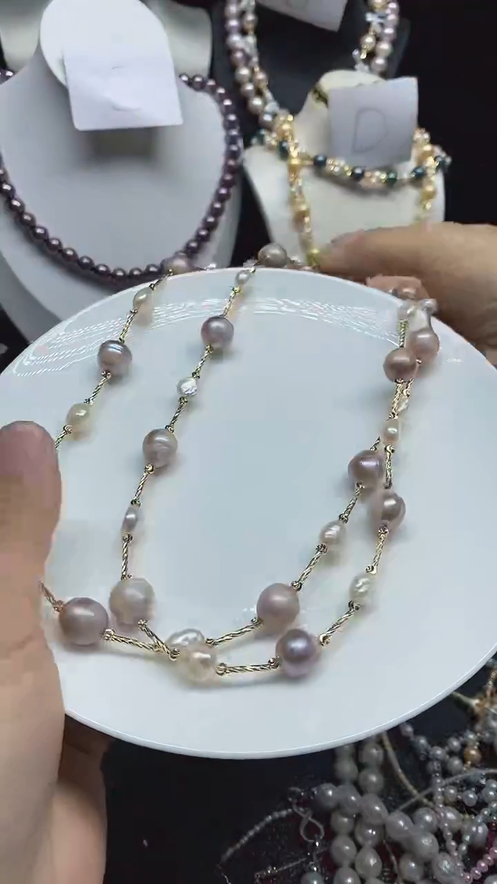 淡水珍珠未镶嵌颈饰多人