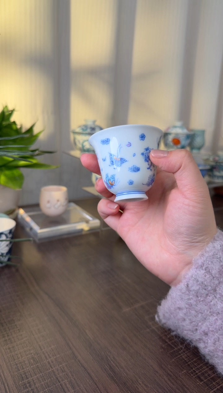 【闪购商品】景德镇斗彩手绘茶杯茶杯