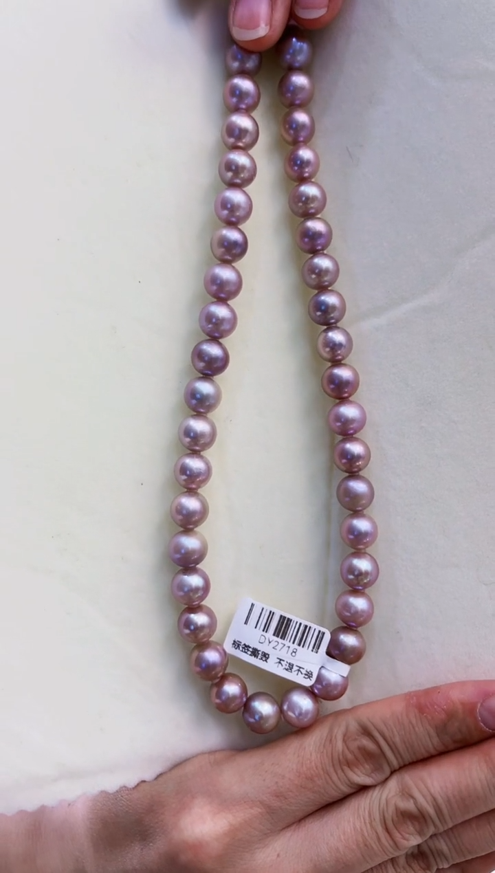 【闪购商品】淡水珍珠颈饰银S925镶嵌无核