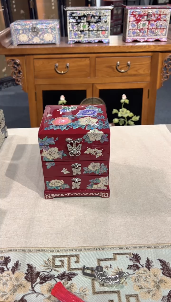 【闪购商品】三层弘贝雅螺钿漆器文化馆