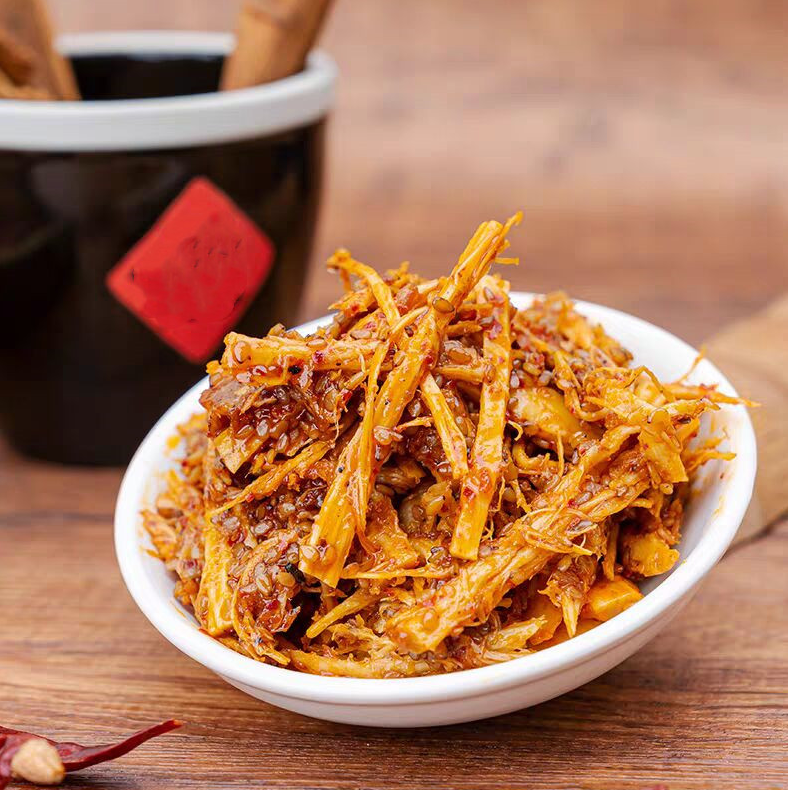 烧烤香辣牛板筋嚼劲好吃