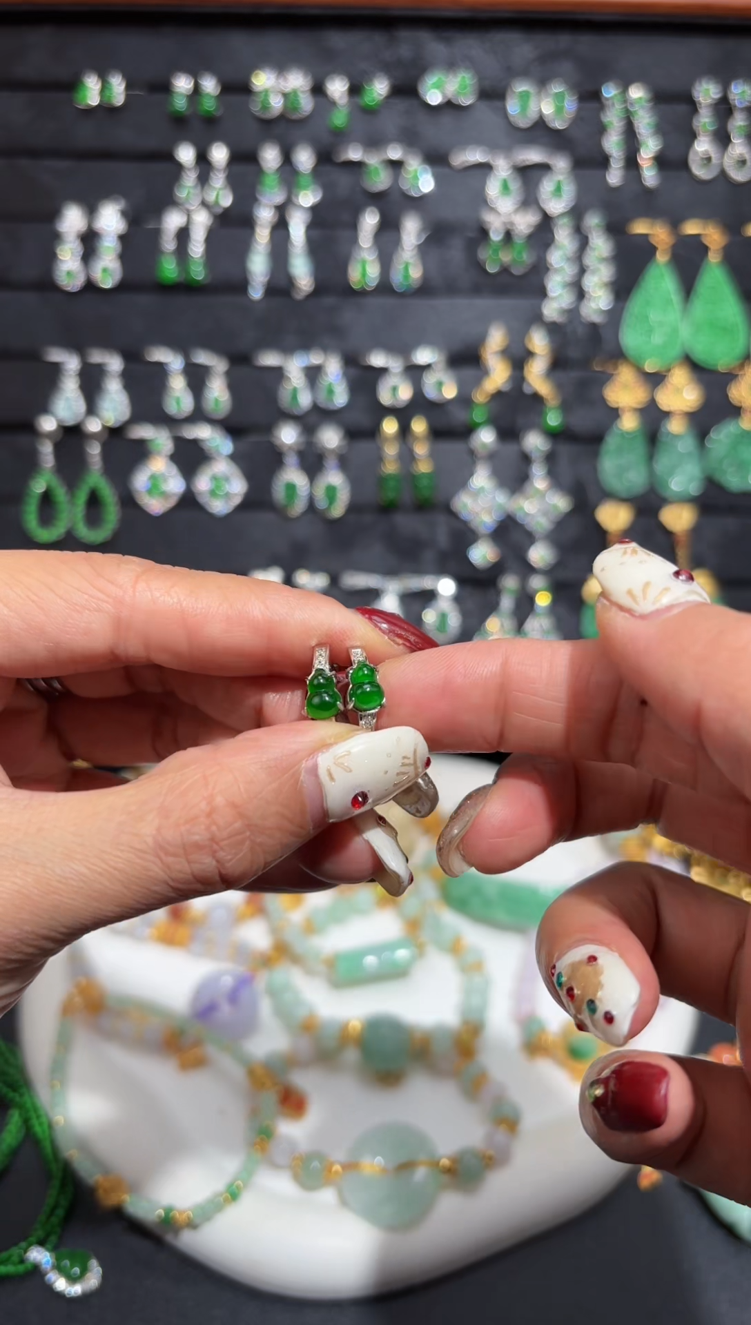 【闪购商品】翡翠颈饰银S925镶嵌葫芦/支持复检/一件