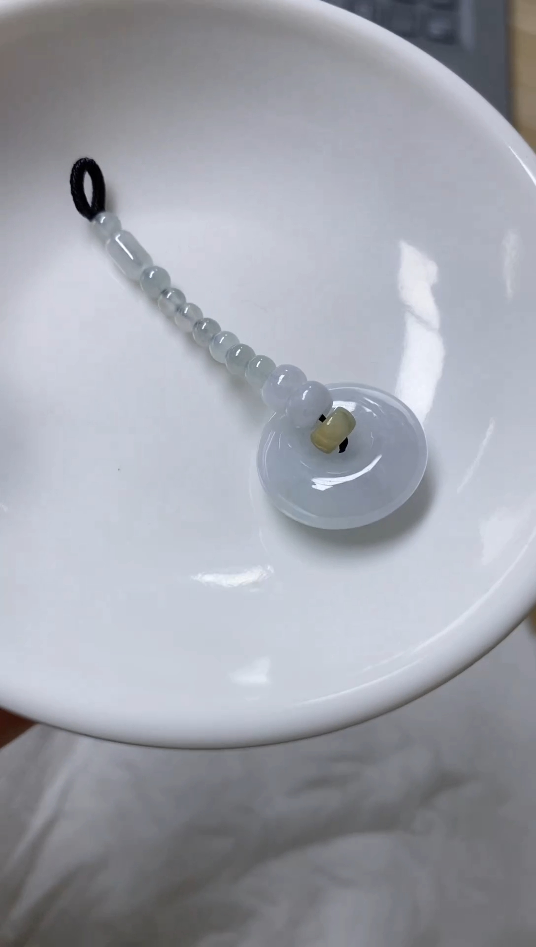 【闪购商品】翡翠颈饰未镶嵌天然缅甸翡翠A货手机挂