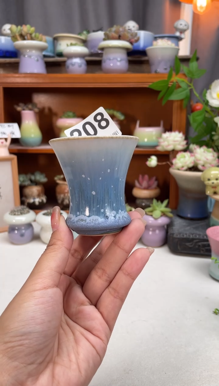 瓷片208知木小芳花盆