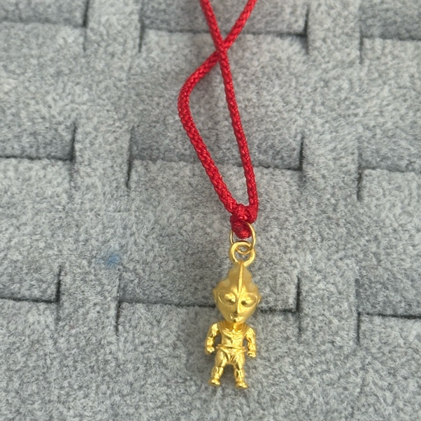 【周老板】足金奥特曼转运珠赠红绳 582  0.29