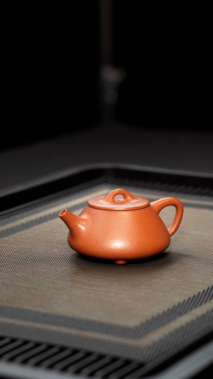 茶壶紫砂半手工降坡泥平盖石瓢