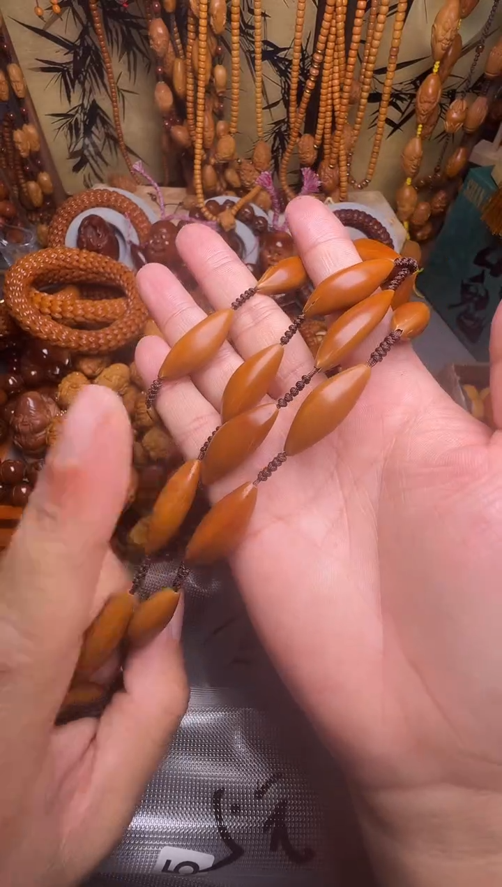 手串橄榄核柳叶核脖挂