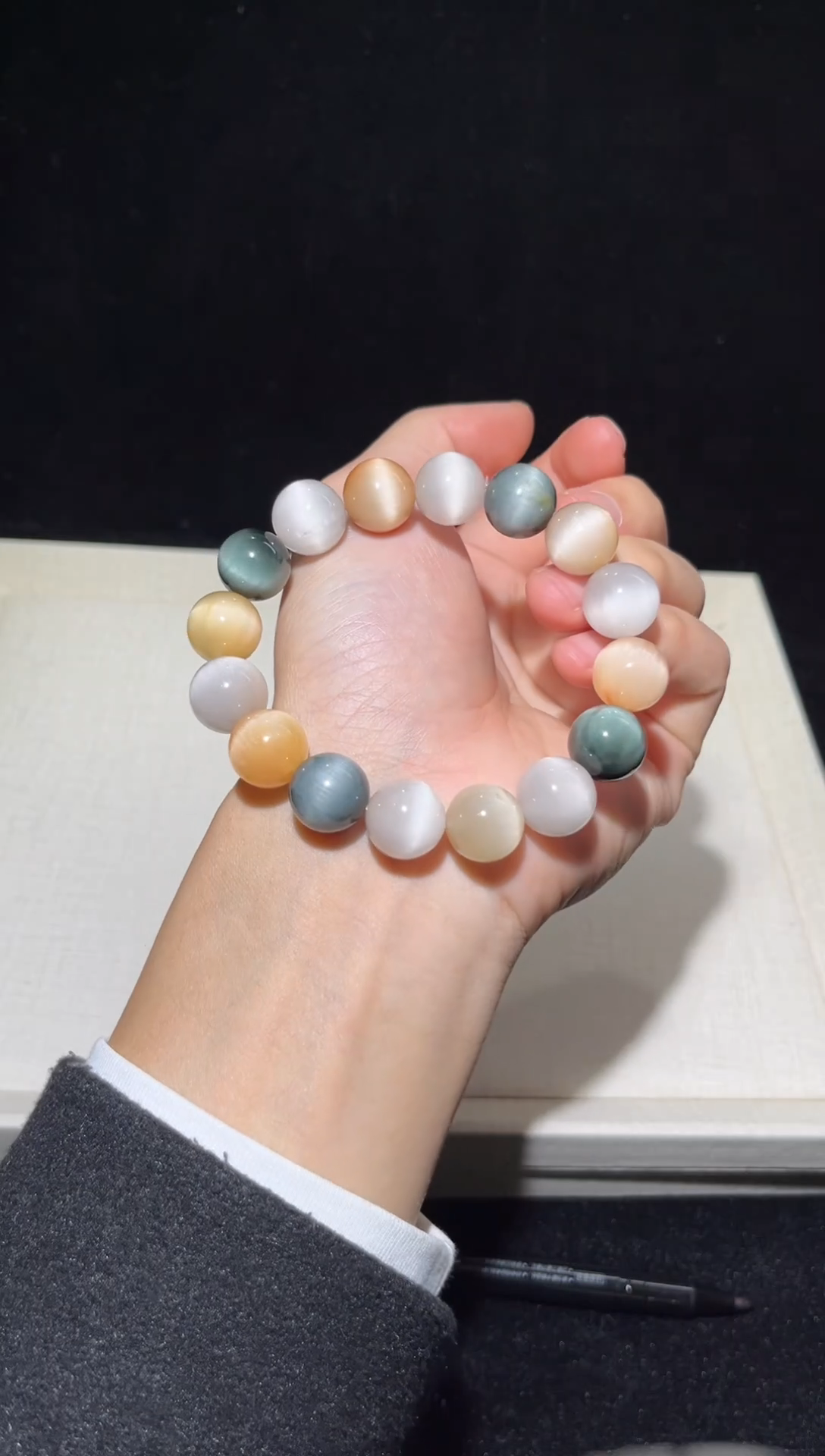 未镶嵌手串水晶51彩兔毛出厂价默认微瑕13+