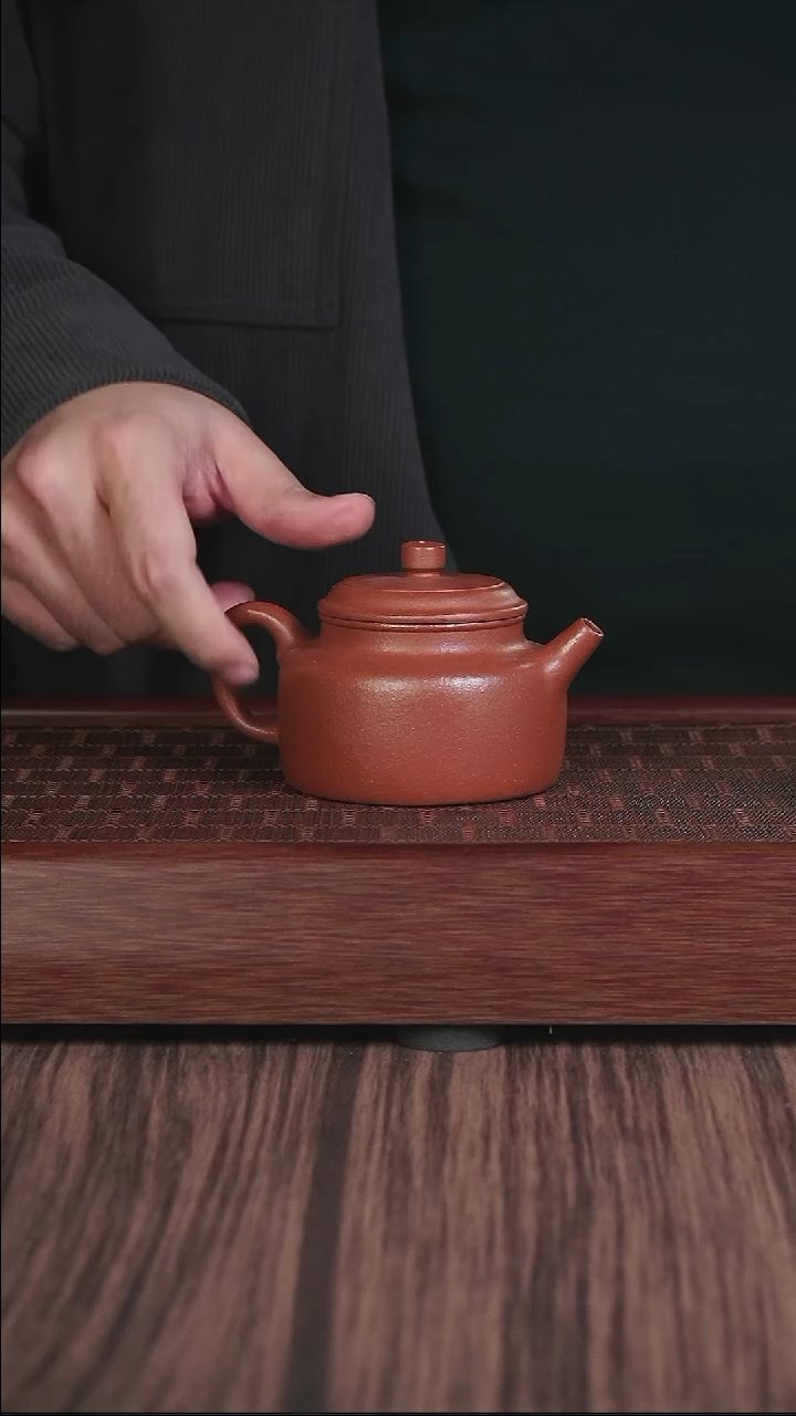 【闪购商品】紫砂茶壶红降坡 德钟