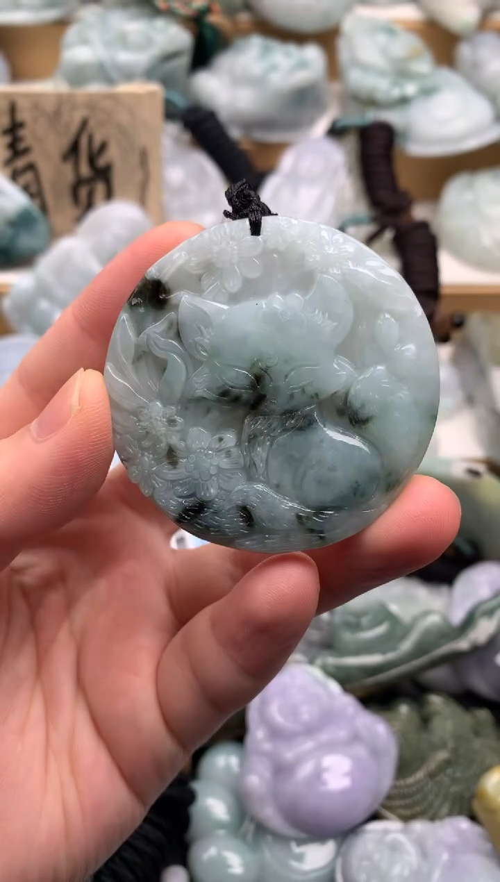 吊坠(不含链)未镶嵌翡翠1