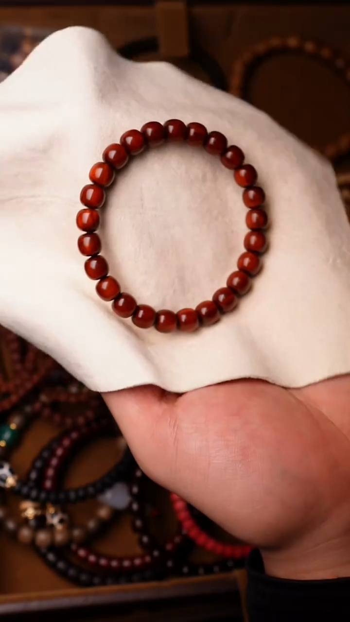 檀香紫檀（小叶紫檀）手串/手链小叶8.5mm