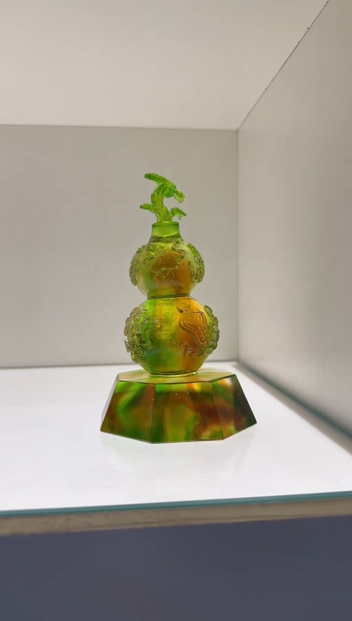 手工艺品琉璃蓝*葫芦