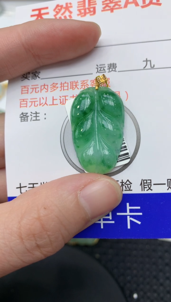 【闪购商品】翡翠颈饰18K金镶嵌11111111111
