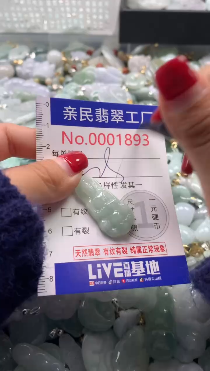 吊坠(不含链)未镶嵌翡翠1893
